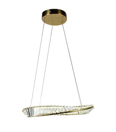 VISILICA-LUSTER M10980-1 620mm LED SA KRISTALIMA I DALJINSKIM 42W 3CCT