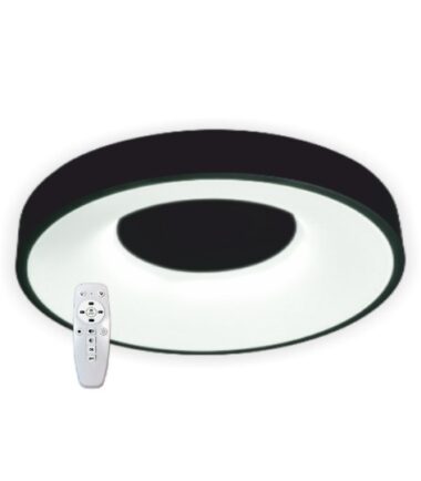 M205466 2x24W 3000~6500K 3CCT LED SMD CRNA PLAFONJERA SA DALJINSKIM 2.4G