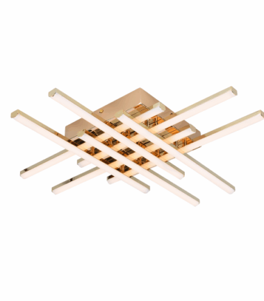 M10990-8 GD LED PLAFONSKI LUSTER ZLATNI 48W 3000K