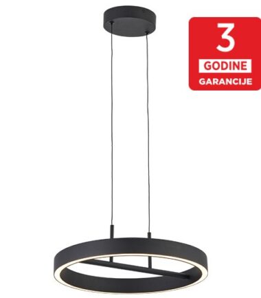 1 M10945 LED VISILICA 32W 3000K peščano crna