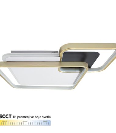 1 M205494-WGB LED plafonska lampa belo-zlatno 3000-6000K