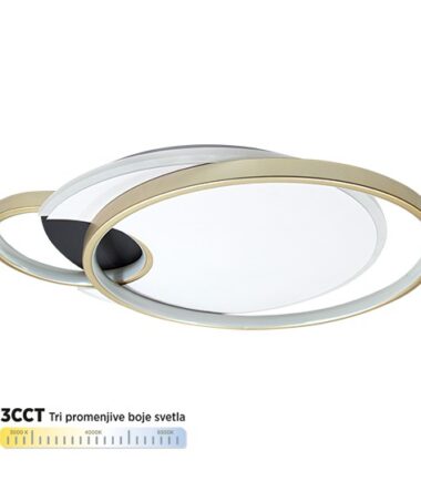 1 M205495-WGB LED plafonska lampa zlatno-bela 3000-6000K