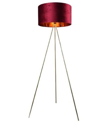 M53 podna lampa E27 zlatno-crvena