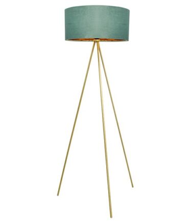 M54 podna lampa E27 zlatno-zelena