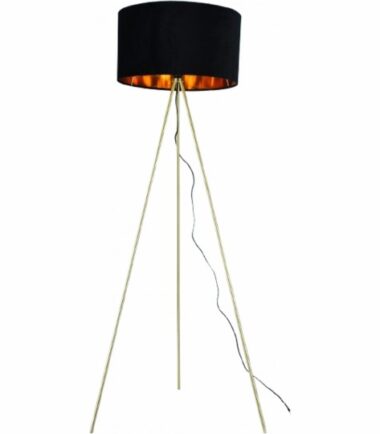 M55 podna lampa E27 zlatno-plava