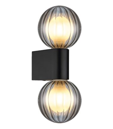 ZIDNA LAMPA ALUMINIUM DRUCKGUSS CRNA MATT, 2XG9 Globo globo-41928-2
