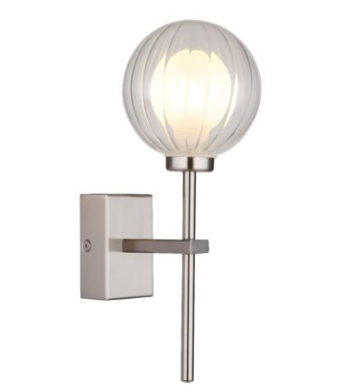 ZIDNA LAMPA METALL NICKEL MATT, 1XG9 LED Globo globo-41928WN