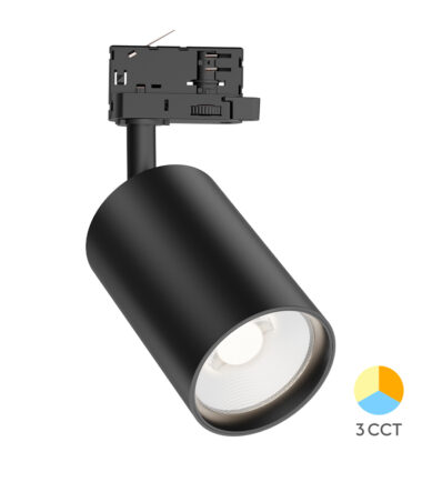 1 BRY-SHOPLINE-P30-30W-CRNI-3U1-TROFAZNI ŠINSKI REFLEKTOR BD40-00781