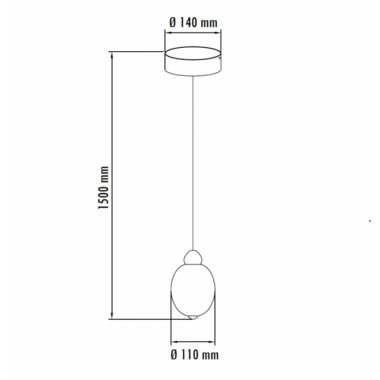 aria-39-visilica-10w-3000k-zlato-2