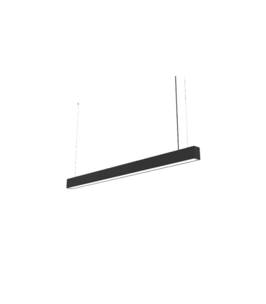 LED SVET.PROFIL NADGR.1500mm 50W 4000K 230V CRNA