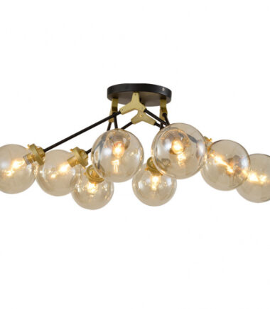 LUNA 193 LUSTER 8*E27 CRNA 200445