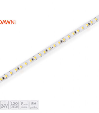 DAWN LED TRAKA 24V 12W/M 3000K IP20 (HL 2835-120-WW, 5m, 8mm) 150334