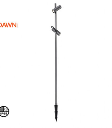 1 DAWN LED SVETILJKA 0225-2 STUBNA 12W 3000K IP65 SIVA 250056