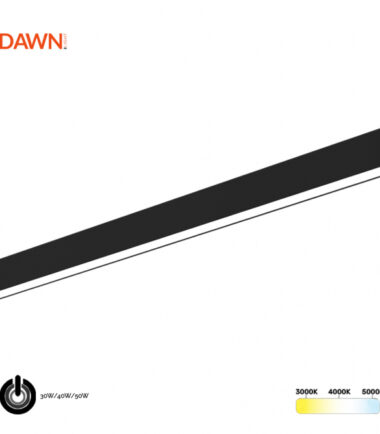 1 DAWN LED SVETILJKA LT-T-020 30W/40W/50W CCT CRNA 1,5 met 350079