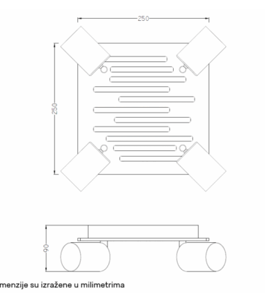 talia-68-spot-lampa-4gu10-crnadrvo