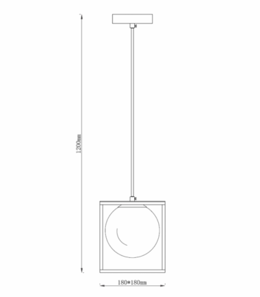 talia-73-visilica-1xe14-crnazlato