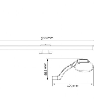 vesta-589-zidna-lampa-6w-4000k-hrom-2