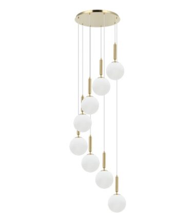 1 LUSTER F7046-8LS SG+WH