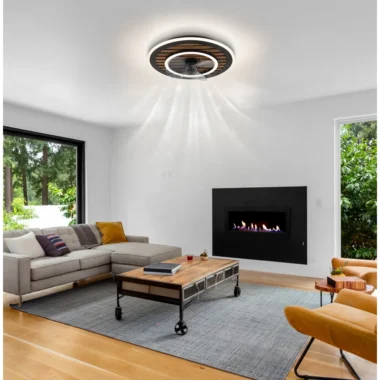 globo-lighting-trevino-ceiling-fan-light-led-ecru-black-1-light-source-remote-control-03668-8