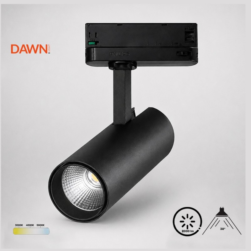 dawn-led-reflektor-šinski-el-t21d020-20w-cct-crni-trostepeni